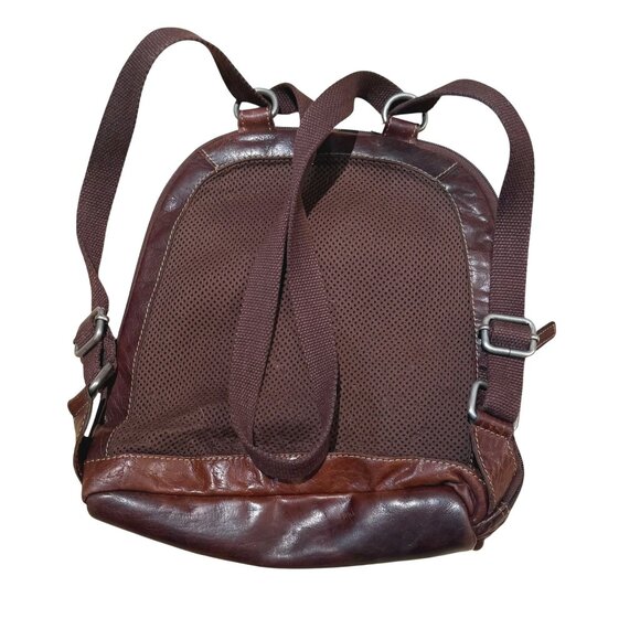 Jack Georges Women\'s Backpack Bag Voyager Brown Leather Convertible Crossbody main image 3